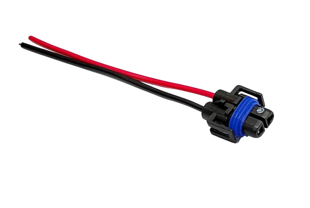 Колодка гнездовая под лампу Н8/Н11/Н27/2 2х-контактная с проводами Диалуч