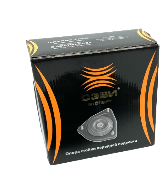 Опора передней стойки (люстра) ВАЗ 2190 смещение 12 мм с подшипником Сэви 1130