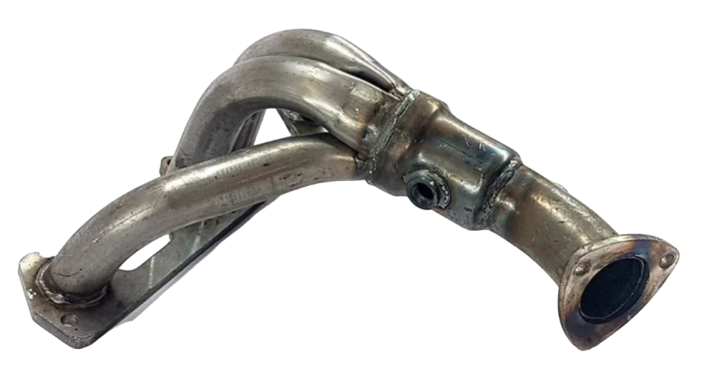 Коллектор выпускной нержавеющий ВАЗ 1118, 2110, 2114 двс 1,6 8 клапанов 2 датчика