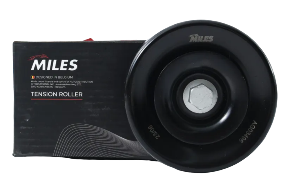 Ролик ремня приводного "MILES" (метал) HYUNDAI SOLARIS 10-/ELANTRA 06-/i20/i30 AG03496