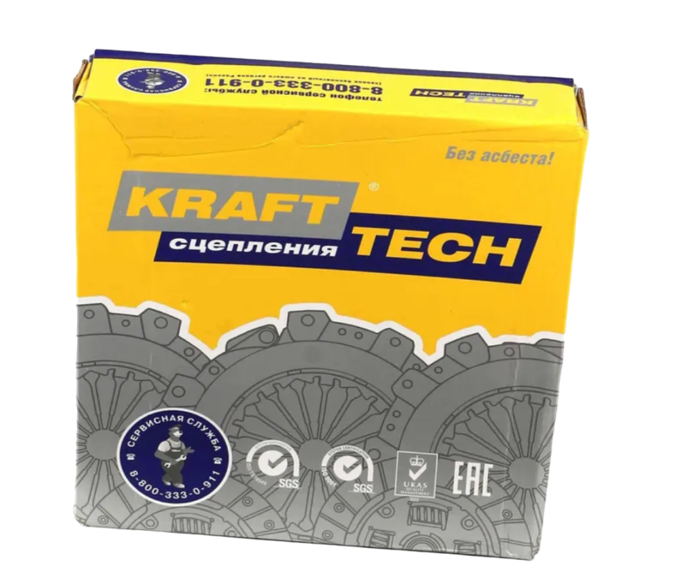 Сцепление в сборе 2190 KRAFTTECH с тросовой КПП 2181 комплект