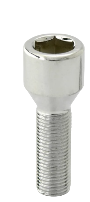 Болт колесный M12*28*1,25 конус, внутр. шестигранник