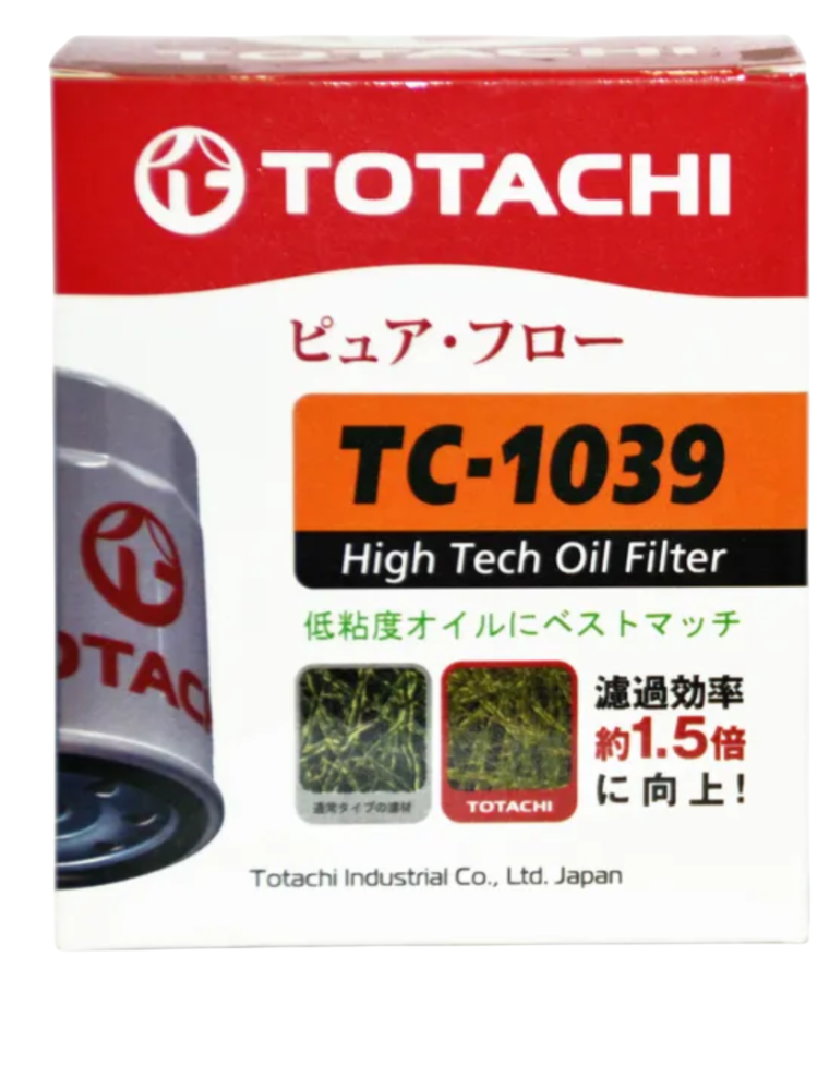 Фильтр масляный "TOTACHI" NISSAN ALMERA/PRIMERA TC1039