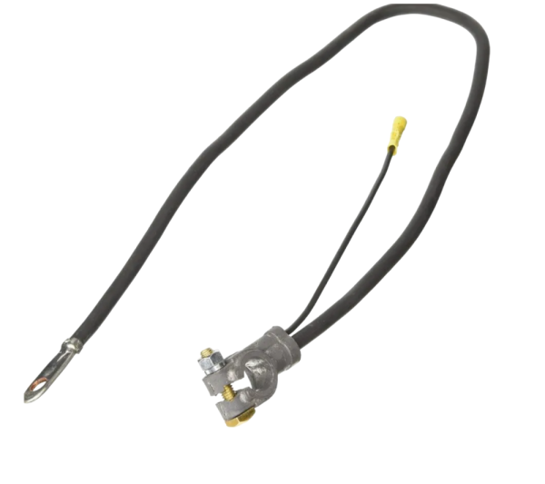 Провод с клеммой АКБ (- ) ВАЗ 2108 черный длинный з-д