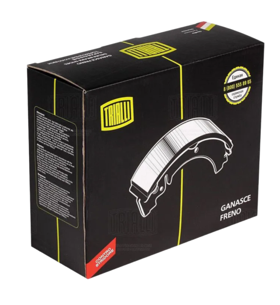 Колодки баpабанные "TRIALLI" KIA CEED HYUNDAI i30 06- (170x26) к-т(pучника) GF0858