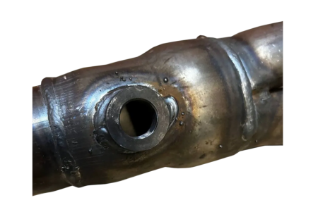 Коллектор выпускной нержавеющий ВАЗ 1118, 2110, 2114 двс 1,6 8 клапанов 2 датчика