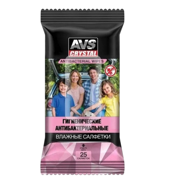 Салфетки влажные антибактериальное AVS AVK-207 25 шт.
