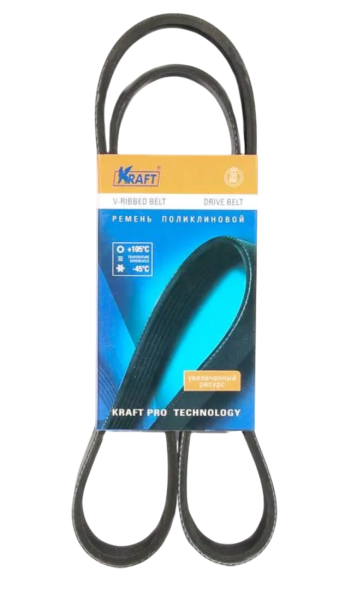 Ремень генератора LADA Largus, Renault Logan 16 кл. 6PK1200 KRAFT без кондиц.