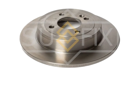 Диск тормозной "SUFIX" задний D=262мм HYUNDAI SOLARIS/ KIA RIO III FX-1150