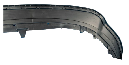 Спойлер бампера переднего VOLKSWAGEN Polo V sedan (15-20)