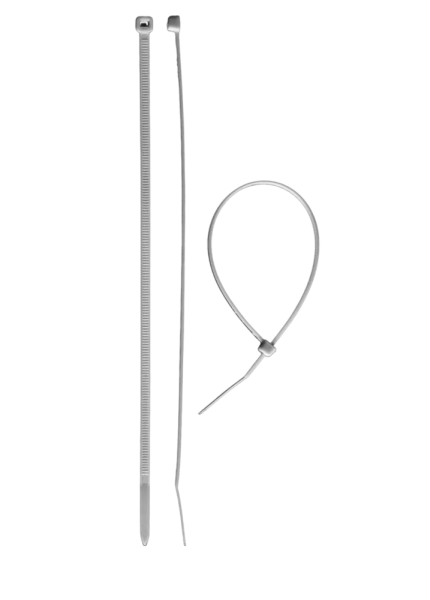 Хомут нейлоновый 7,6х300 мм KRAFT белый 1шт