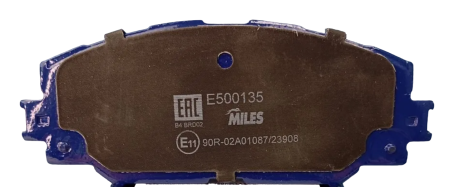 Колодки тормозные "MILES" передние  TOYOTA AURIS 1.4-1.6 07-/COROLLA 1.4 07-/RAV 4 06- E500135