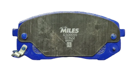 Колодки тормозные "MILES" передние HYUNDAI ix35 10-/KIA SPORTAGE 10-/CARENS 02-  E500055