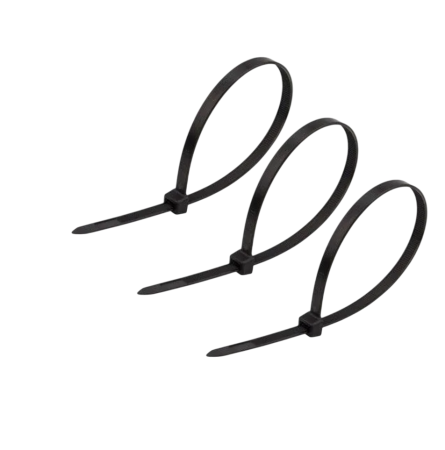 Хомут нейлоновый AIRLINE 3.6 х 300 мм черный 1 шт.