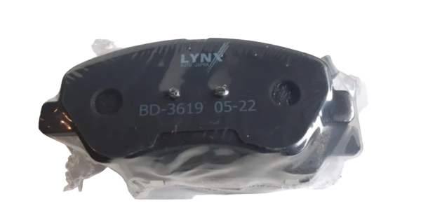 Колодки тормозные "LYNX" передние HYUNDAI Solaris 1.4-1.6 10>, KIA Rio 1.4-1.6 11> BD-3619