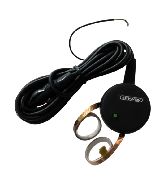 Антенна салона активная SKYWAY ВЕТА круглая тонкое полотно один ус кабель 2,2м