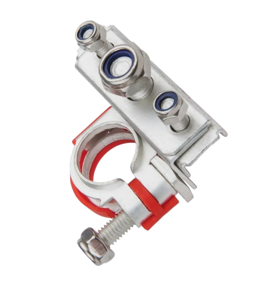 Клемма аккумулятора + Lada Vesta, X-Ray, Largus, Renault Duster Cargen трёхконтактная