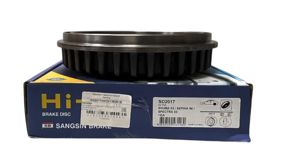 Барабан тормозной SANGSIN KIA SPECTRA 1.6 (ИЖ) 01- SD2017