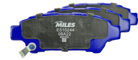 Колодки тормозные "MILES" задние TOYOTA AVENSIS VERSO 2.0 01-/PREVIA 2.0-2.4 E510244