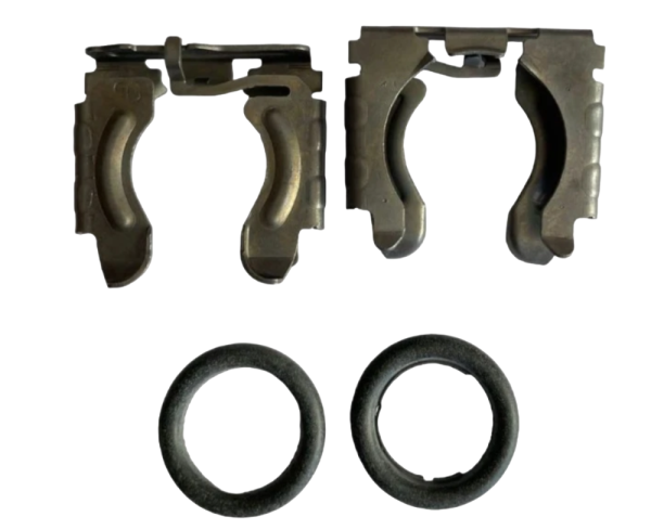 Ремкомплект подключения радиатора отопителя LADA Vesta, X-Ray, Largus фиксатор 2 шт., кольца 2 шт.