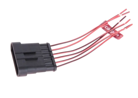 Разъем 6-ти конт. жгута форсунок с проводами к ЭСУД ГАЗ Cargen