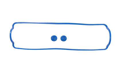 Ремкомплект клапанной крышки 2108 прокладка + 2 втулки силикон CS-20 СИНИЙ PROFI