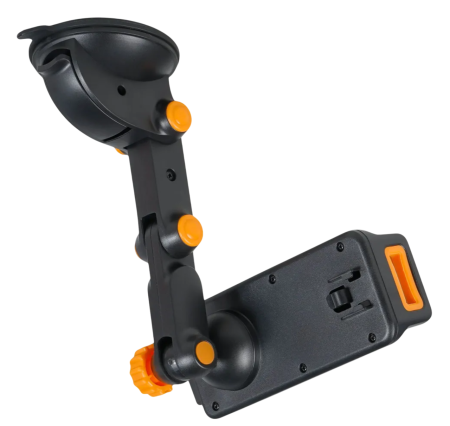 Держатель телефона AIRLINE на торпедо/лоб. стекло магнитный с телескоп. кроншт.