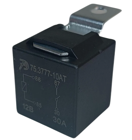 Реле стартера 2108, ГАЗ 4-х конт. универсальное 30А АвтоТрейд 752.3777-10АТ 12В с кронштейном