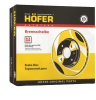 Диск тормозной "HOFER" передний вент D=260 мм RENAULT LOGAN / MEGANE II / LADA LARGUS HF130256