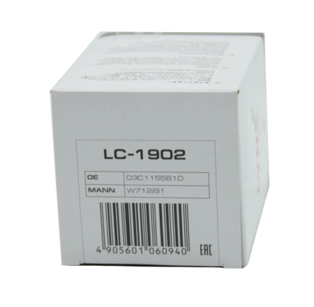 Фильтр масляный "LYNX"  AUDI A3  SKODA Fabia  Octavia LC-1902