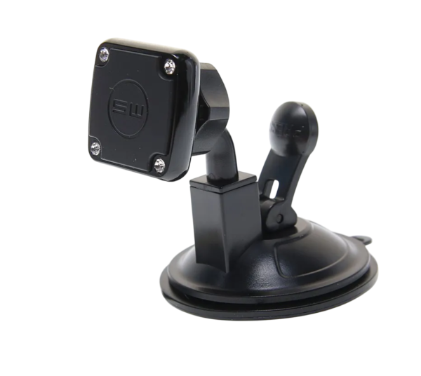 Держатель телефона SKYWAY черный, магнитный на присоске, короткая ножка