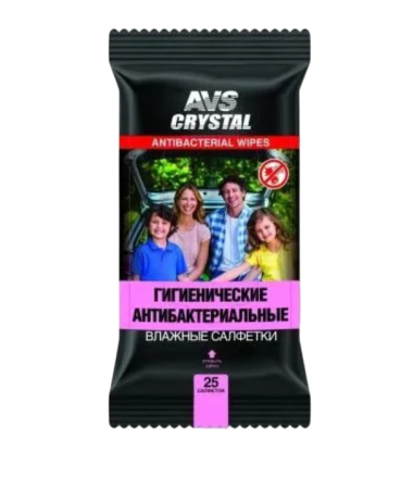 Салфетки влажные антибактериальное AVS AVK-207 25 шт.