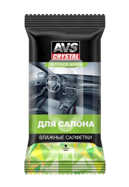 Салфетки влажные для салона AVS AVK-201 25 шт.