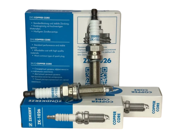 Свеча зажигания "ZEKKERT" Kia Rio III IV 11- Ceed I-III 06- Hyundai Solaris IV 10- Elantr ZK1026