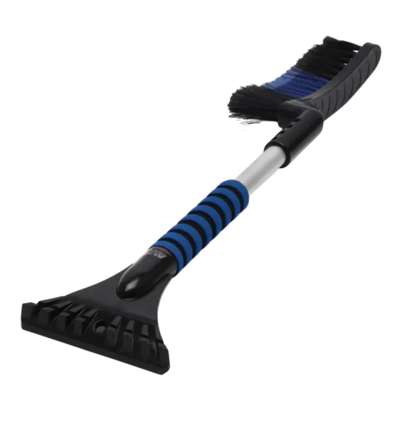 Щетка для снега со скребком 63 см расщепл. мягкая ручка AVS