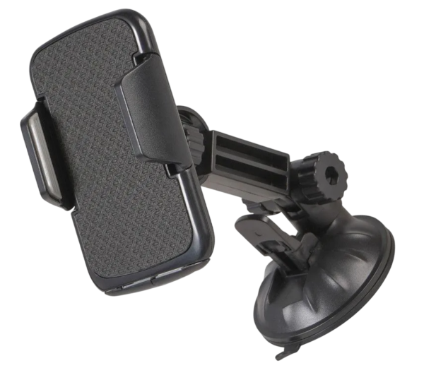 Держатель под смартфон/навигатор AIRLINE на лобовое стекло, на короткой штанге Универсал