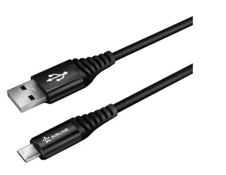 Кабель для телефона AIRLINE USB - micro USB 2м