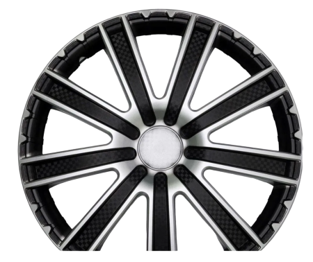 Колпаки колесные декоративные R14 Super Black STAR Круиз 4 шт.