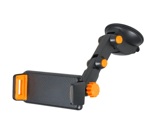 Держатель телефона AIRLINE на торпедо/лоб. стекло магнитный с телескоп. кроншт.