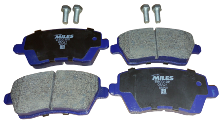 Колодки тормозные "MILES" передние (Смесь CERAMIC) (LADA LARGUS, VESTA / RENAULT DUSTER E500108