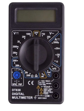 Мультиметр цифровой M838 (DT838) PROconnect