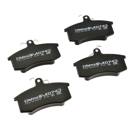 Колодки тормозные дисковые передние 2108 Dafmi d743sm