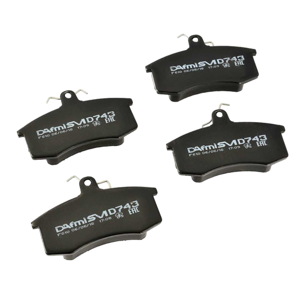 Колодки тормозные дисковые передние 2108 Dafmi d743sm