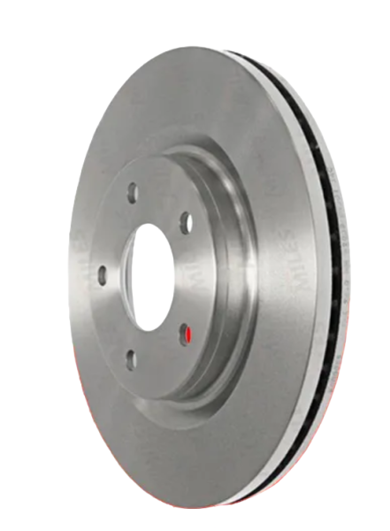 Диск тормозной "MILES" передний TOYOTA AURIS / COROLLA (E15) 1.4/1.6 07- (TRW DF4810) K000331