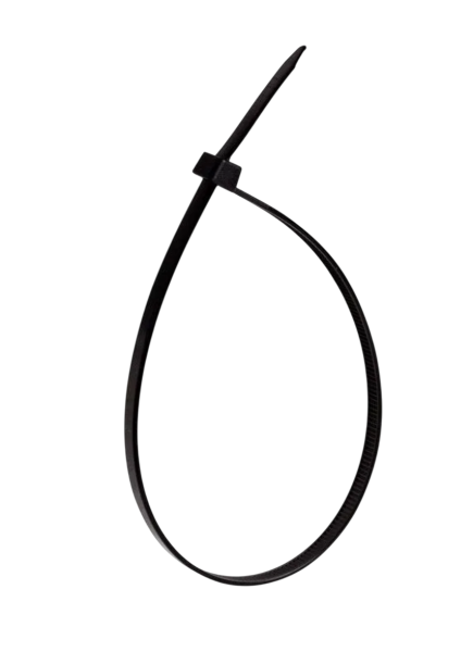 Хомут нейлоновый AIRLINE 3.6 х 300 мм черный 1 шт.