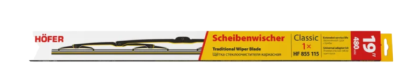 Щетка стеклоочистителя каркасная Hofer 19"/480 мм
