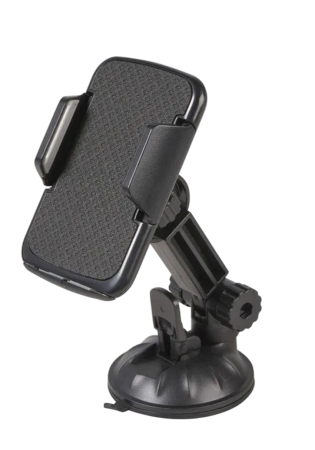 Держатель под смартфон/навигатор AIRLINE на лобовое стекло, на короткой штанге Универсал