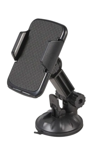 Держатель под смартфон/навигатор AIRLINE на лобовое стекло, на короткой штанге Универсал